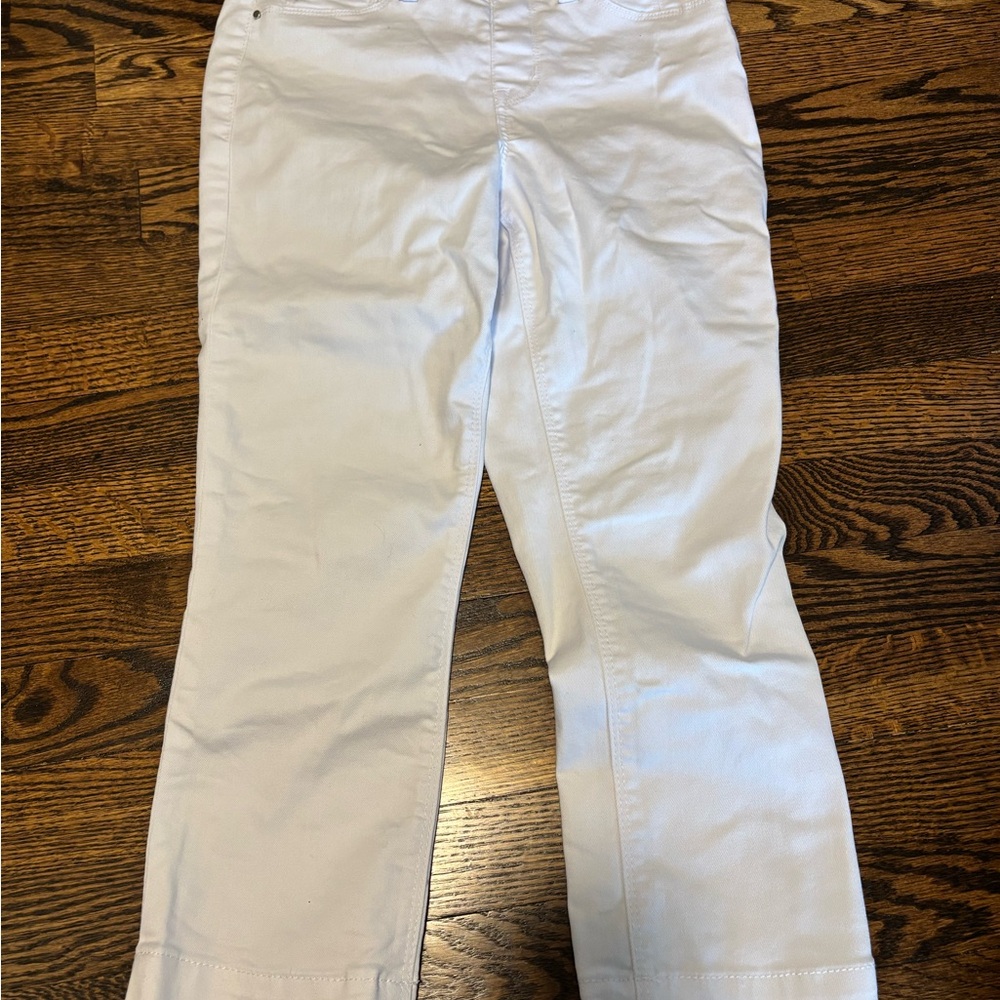 White Casual Pants